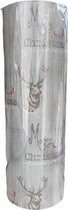Kerstpapier Christmas en Rendieren C4160- Breedte 30 cm - 50100m lang - C4160-30m-100mtr