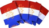 Blikjeskoelers Nederlandse Vlag voor 33cl Blikjes (verpakking van 4 stuks)