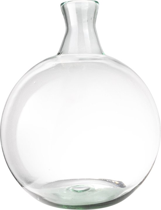 Vase boule en verre recyclé ø32x45cm | bol