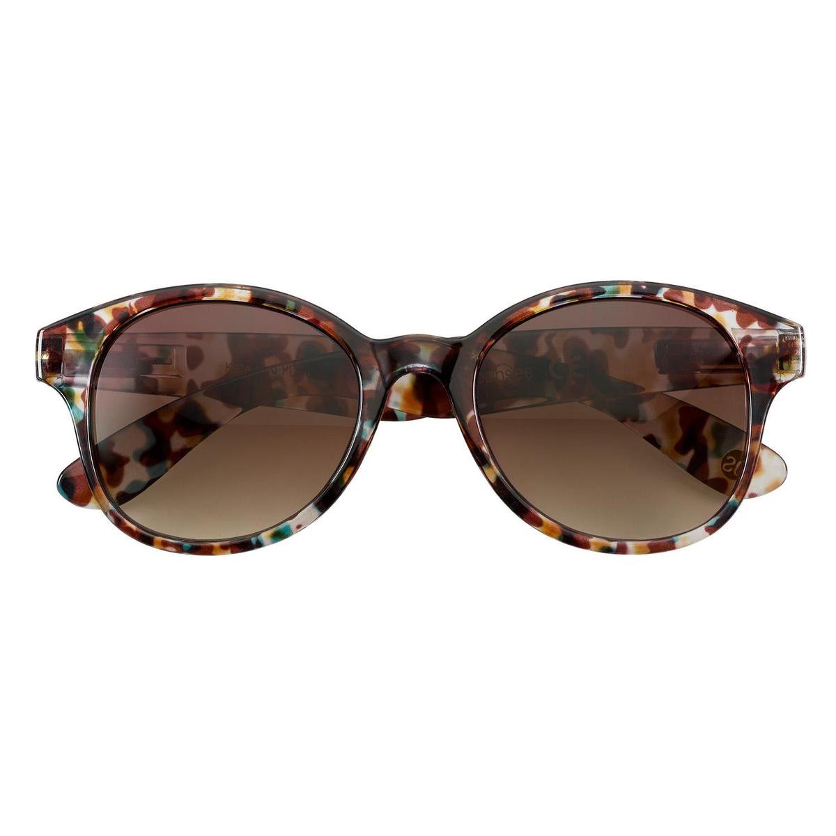 Babsee-zonnebril met leesgedeelte model Kate-Blauw Bruin gevlekt - Sterkte +1.5