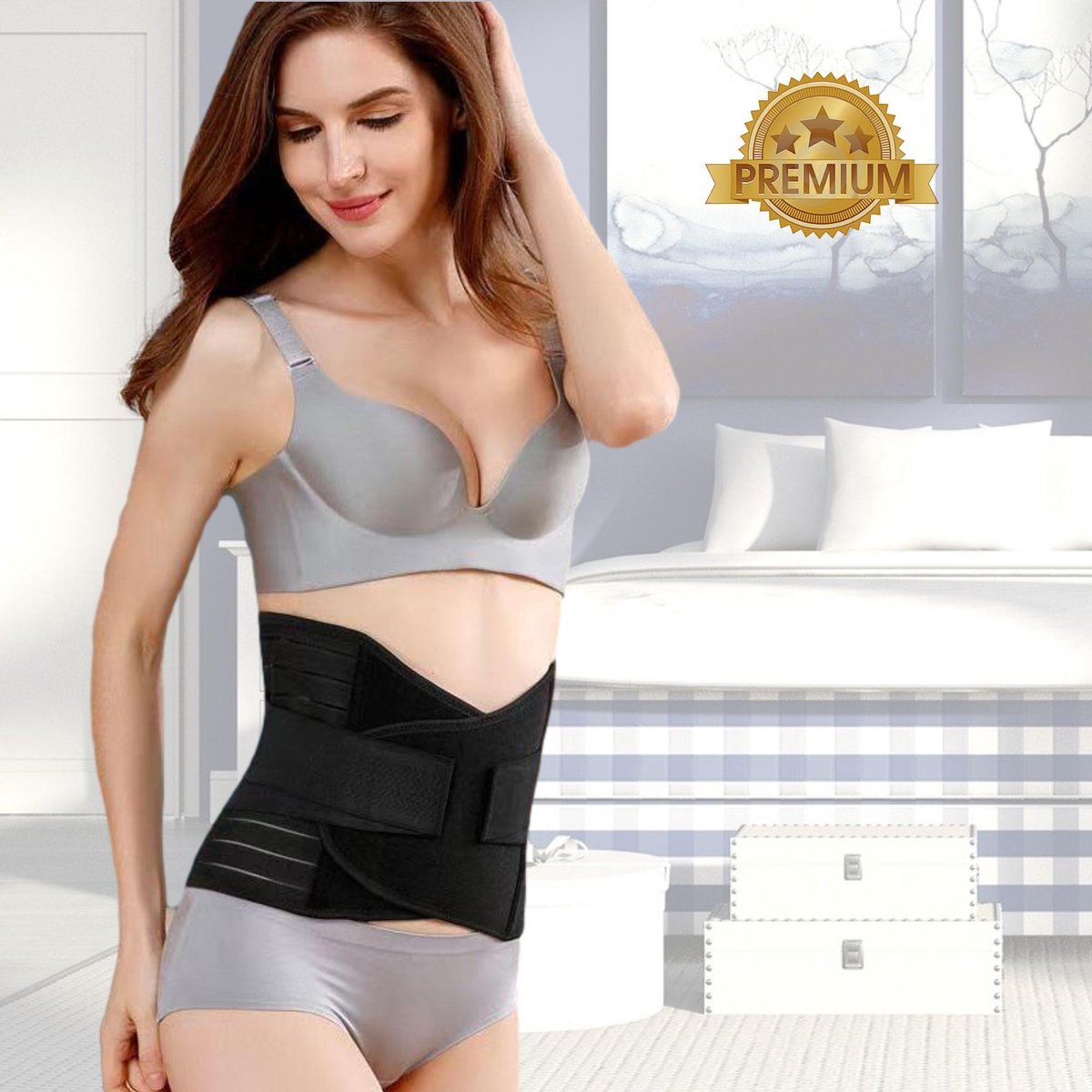 Creativz Premium Buikband - Sluitlaken - Buikband na Zwangerschap - Postpartum Buikband - Belly bind