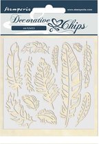 Stamperia Decorative Chips Amazonia Feather (SCB40)