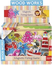 Houten Visspel - Magnetische Visspuzzels met Getallen - Educatief speelgoed - Legpuzzel