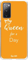 Casetastic Samsung Galaxy S20 FE 4G/5G Hoesje - Softcover Hoesje met Design - Queen for a day Print