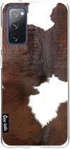 Casetastic Samsung Galaxy S20 FE 4G/5G Hoesje - Softcover Hoesje met Design - Roan Cow Print