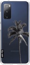 Casetastic Samsung Galaxy S20 FE 4G/5G Hoesje - Softcover Hoesje met Design - Palm Tree Transparent Print