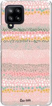 Casetastic Samsung Galaxy A42 (2020) 5G Hoesje - Softcover Hoesje met Design - Lovely Dots Print