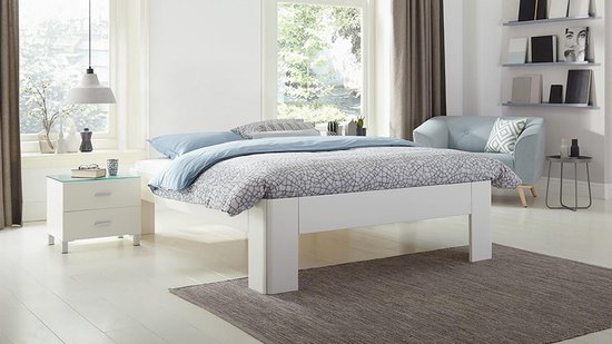 doel rijk eigendom Beter Bed Fresh 400 Compleet Bed Met Matras en Lattenbodem - 160x220cm -  Wit | bol.com