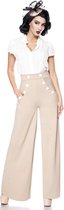 Belsira Wijde broek -3XL- Marlene Beige