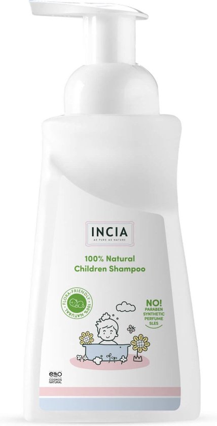 INCIA Natuurlijke Kinder Shampoo Zonder Sulfaten en Parabenen