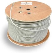 FTP (UTP) Cat.6a LSNH Belden 10GXE00D grijs 305 meter haspel / 10 Gbps Netwerkkabel / Internet Kabel / LAN kabel