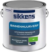 Sikkens - Binnenmuurverf - Muurverf - Mengkleur - Nachtblauw (2019) - 2,5 Liter