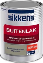 Sikkens Buitenlak - Verf - Hoogglans - Mengkleur - Camouflage Green - 1 liter