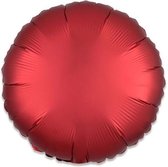 Folieballon Basic rood, 40 cm Kindercrea