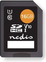 Nedis Geheugenkaart | SDHC | 16 GB | Schrijfsnelheid: 80 MB/s | Leessnelheid: 45 MB/s | UHS-I