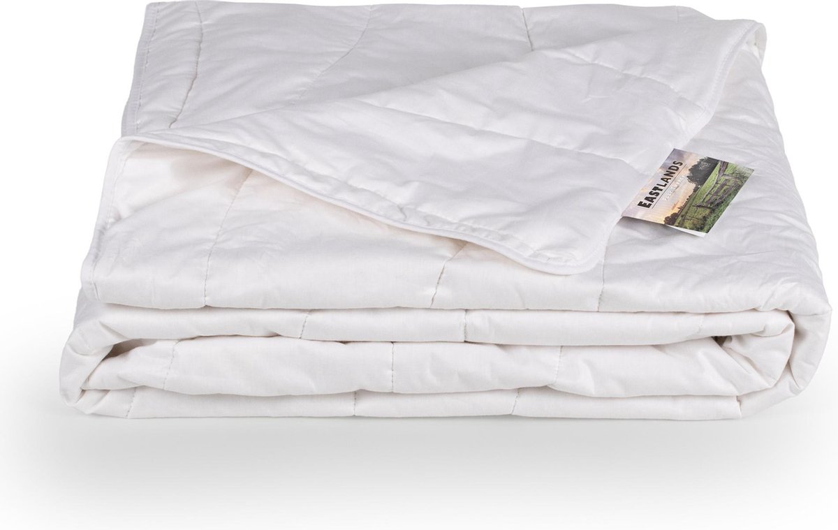Eastlands Buurse Zomerdekbed - Eenpersoons - 200gr Vulgewicht - 140x200cm - Wit