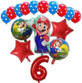 Super Mario - ballon set - thema - ballonnen - 6 jaar
