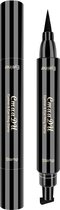 Let Me Shine eyeliner - stift - small - large - stamp - tweezijdig - zwart