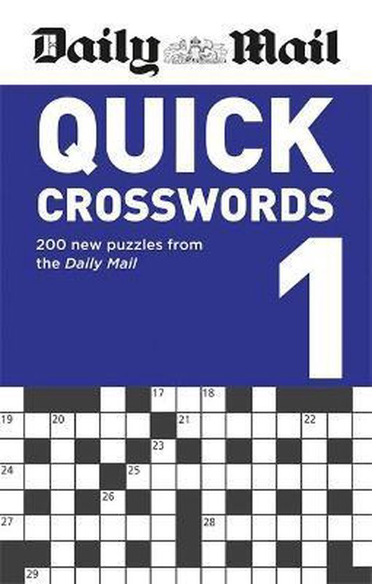 Daily Mail Quick Crosswords Volume 1 Daily Mail 9780600636236