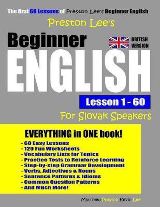 Preston Lee's English for Slovak Speakers (British Version)- ... - cover