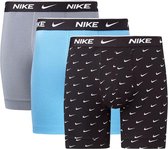 Nike Nike Brief Boxershorts Onderbroek - Mannen - zwart - blauw - grijs