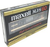 Maxell XL II-S 60 High Epilaxial Cassettebandje- Uiterst geschikt voor alle opnamedoeleinden / Sealed Blanco Cassettebandje / Cassettedeck / Walkman.