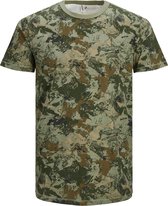 Jack & Jones T-shirt - Jongens - groen comouflage