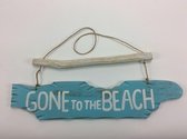 Hanger/tekstbord ca 40 cm breed Gone to the Beach