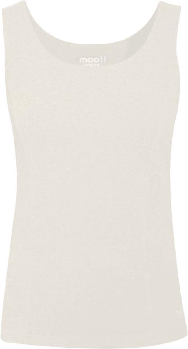 MOOI! Company - Basis Top Amelia - Top met brede bandjes - Aansluitend model - Kleur Stone - XS
