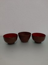 Drie mooie bakjes van melamine