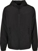Heren jas - Menswear - Full Zip Nylon Crepe Jacket zwart