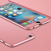 GKK voor iPhone 6 & 6s PC Drie - alinea Shield 360 graden Volledige dekking Beschermhoes Achterkant (Rose Gold)