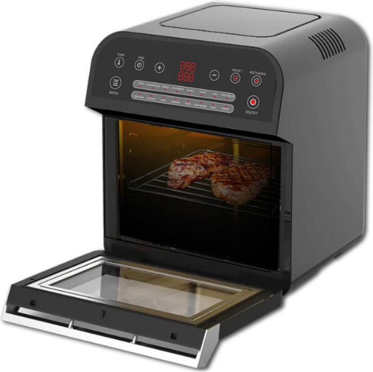 16In1 Combi Lucht Friteuse Oven Air Fryer, Rotisserie, Bakken...