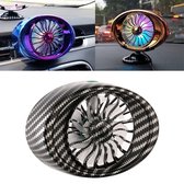 Ventilator voor in de auto Ventilator Multifunctionele USB-interface LED-lamp Draagbare ventilator