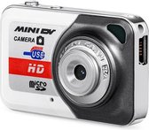 X6 draagbare ultra mini HD digitale camera voor kinderen DV-camcorder met sleutelring, ondersteuning voor TF-kaart (glamour grijs)