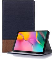 Cross Texture Horizontal Flip Leather Case voor Galaxy Tab A 8 (2019) P200 / P205, met houder & kaartsleuven & portemonnee (donkerblauw)