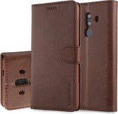 Voor Huawei Mate 10 Pro LC.IMEEKE kalfsleer Horizontaal flip lederen tas, met houder & kaartsleuven & portemonnee (bruin)