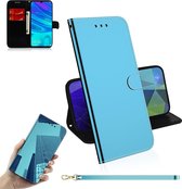 Voor Huawei Enjoy 9s / Honor 10i / 20i / 20 Lite / P Smart Plus 2019 Spiegelachtige magnetische attractie Horizontale flip lederen tas met draagkoord, ondersteuningshouder en kaartsleuf en po