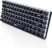 Ajazz AK33 - Mechanisch toetsenbord - Zwart met Wit Verlichting - 80% Gaming Keyboard - Zwarte Switches - Ergonomisch