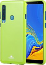 GOOSPERY I JELLY METAL TPU beschermhoes voor Galaxy A9 (2018) / A9s (groen)