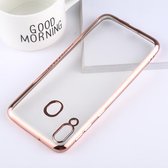 Ultradunne galvaniseren Soft TPU beschermhoes van de behuizing voor Galaxy M20 (Rose Gold)