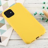 Voor iPhone 11 Candy Color TPU Case (geel)