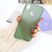 Voor Galaxy A10s 1.5mm Liquid Emulsion Translucent TPU Case (Dark Green)