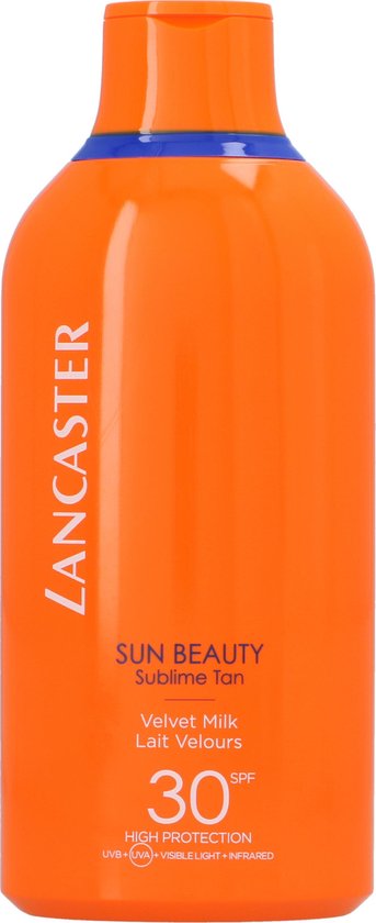 Peer rem slaaf Lancaster Sun Beauty Velvet Milk SPF30 - 400 ml - Zonnebrand | bol.com