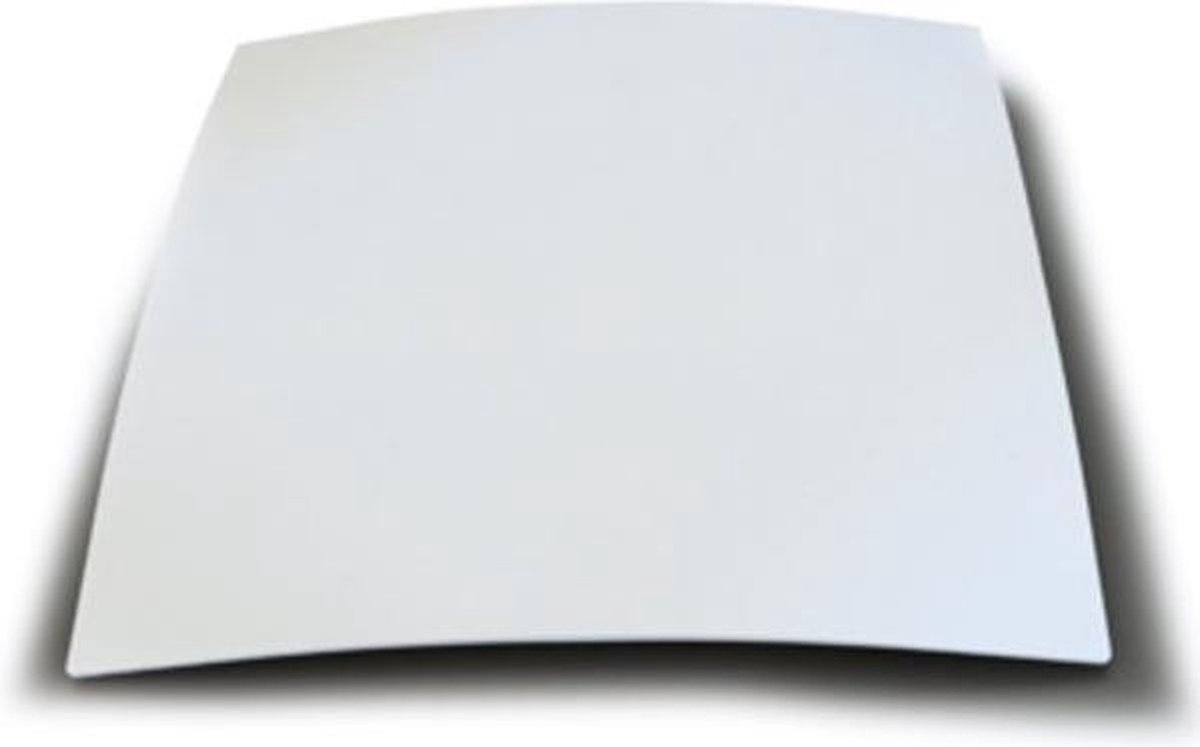 Vasco design plafond- of wandventiel luxe vierkant gebogen (incl. smiley)