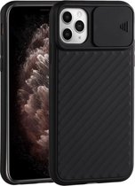 GSMNed – iPhone 11 pro zwart  – hoogwaardig siliconen Case zwart – iPhone 11 pro zwart – hoesje voor iPhone zwart – shockproof – camera bescherming