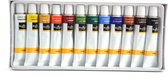 Acrylverf 12 ML met verschillende kleuren 12 stuks