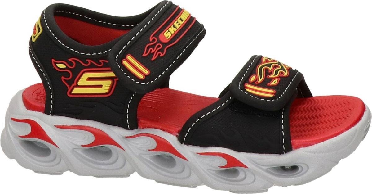 Skechers Thermo Splash jongens sandaal - Zwart multi - Maat 33 | bol.com