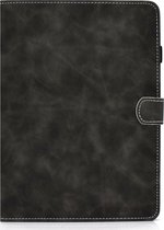 Apple iPad Air 4 10.9 (2020) Hoes - Mobigear - Folio 1 Serie - Kunstlederen Bookcase - Zwart - Hoes Geschikt Voor Apple iPad Air 4 10.9 (2020)