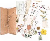 Moodadventures |Envelop met Knutselset Bloemen | 30 Vellen Knutselpapier en Stickers